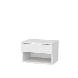 Hanah Home Jamot Mesilla de Noche Blanca
